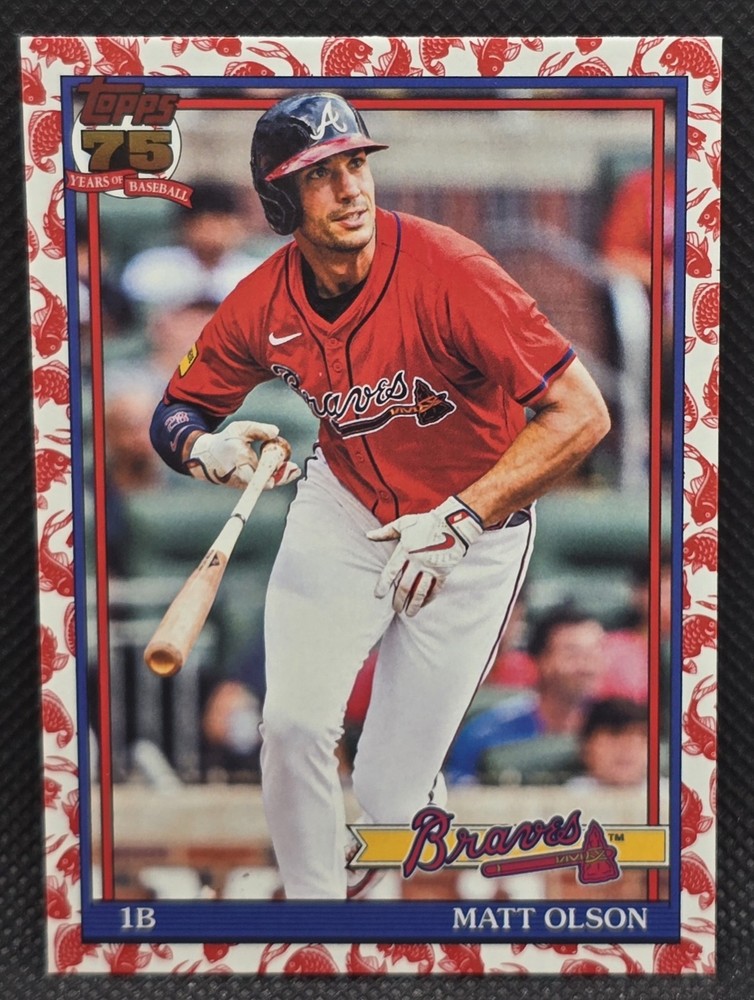 2026 Topps Series 1 Japan – Matt Olson Koi Fish SP #T91-53
