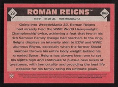 2016 Topps WWE Heritage Roman Reigns #29
