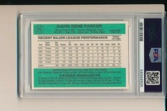 DAVE PARKER PITTSBURGH PIRATES 1984 DONRUSS #288 PSA 8 NEWLY GRADED HOF CARD