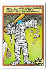 1976 Funky Sales Corp Funky Facts Baseball Not in Shape #37 New York Yankees