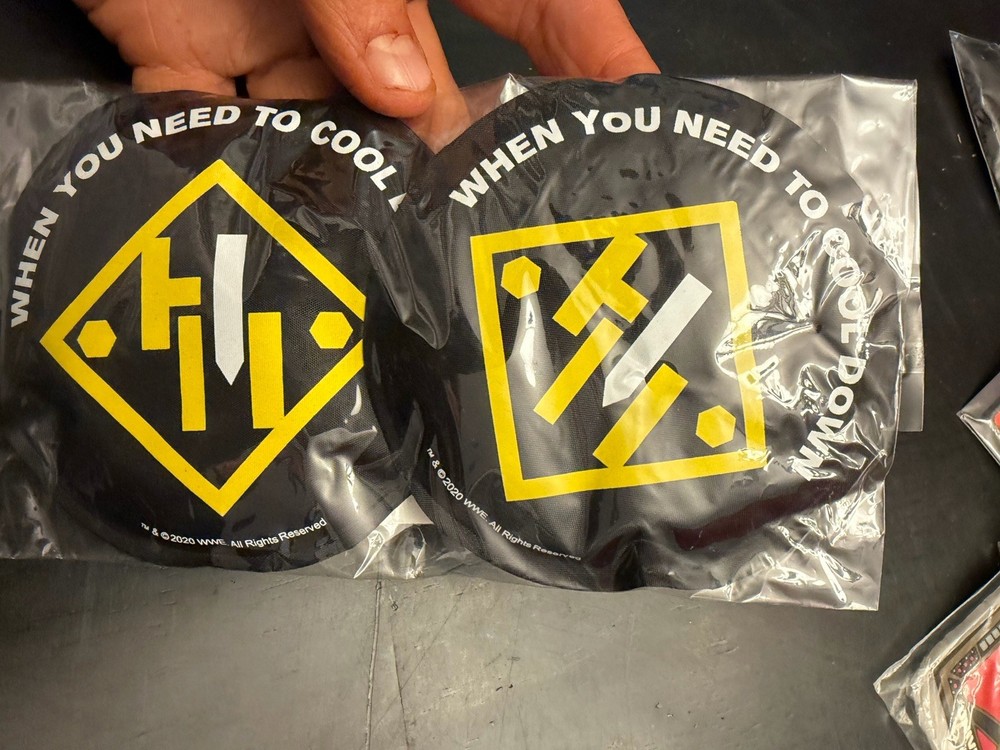 WWE Slam Loot Crate Exclusive Otis Heavy Machinery Cool Down Bags