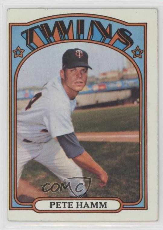 1972 Topps Pete Hamm #501 o4r