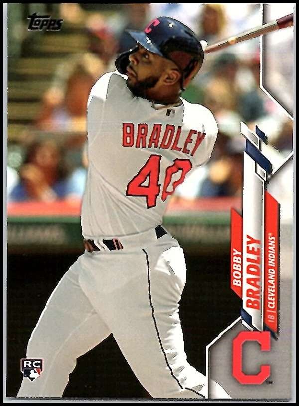 2020 TOPPS #40 BOBBY BRADLEY RC ROOKIE CLEVELAND INDIANS BASEBALL