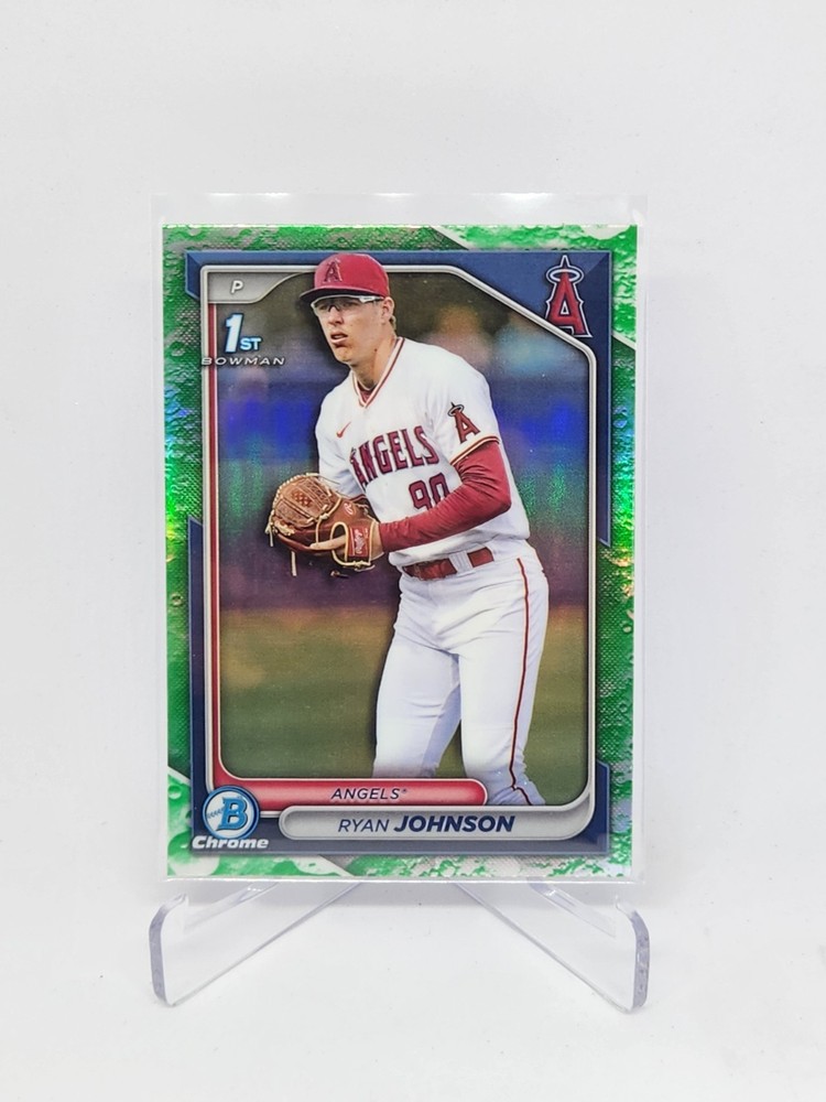 2024 Bowman Draft Chrome Ryan Johnson 1st Lunar Glow Refractor #BDC-41