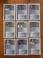 1995-96 TOPPS FINEST COMPLETE SET SERIES 2, 141-250/252 MICHAEL JORDAN NICE
