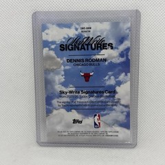 2025-26 Topps Chrome Dennis Rodman SkyWrite Signatures Refractor SWS-DRM