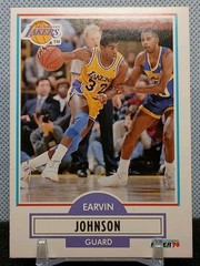 Earvin Magic Johnson 1990 Fleer #93 Los Angeles Lakers HOF