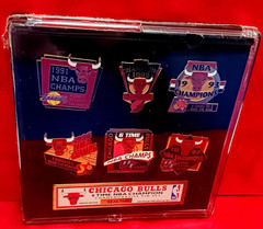 Pro Specialties Group Chicago Bulls 6-Time NBA Champions Factory Sealed Pin Set