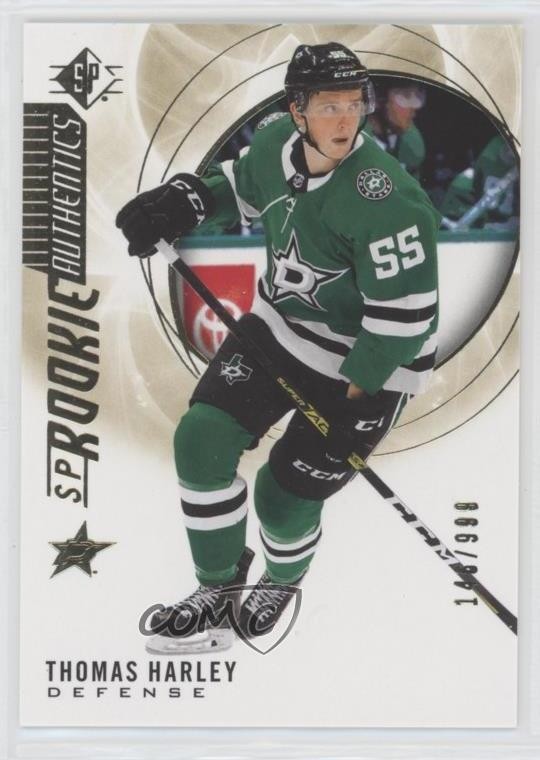 2020-21 SP Retail Authentics Gold 146/999 Thomas Harley #110 Rookie RC 19lb