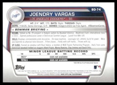 2023 Bowman Draft #BD-74 Joendry Vargas