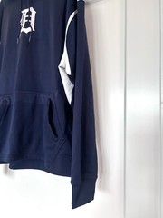 Sport Tek by Port Authority Navy Detroit Tigers Baseball Hooded Sweatshirt Sz XL