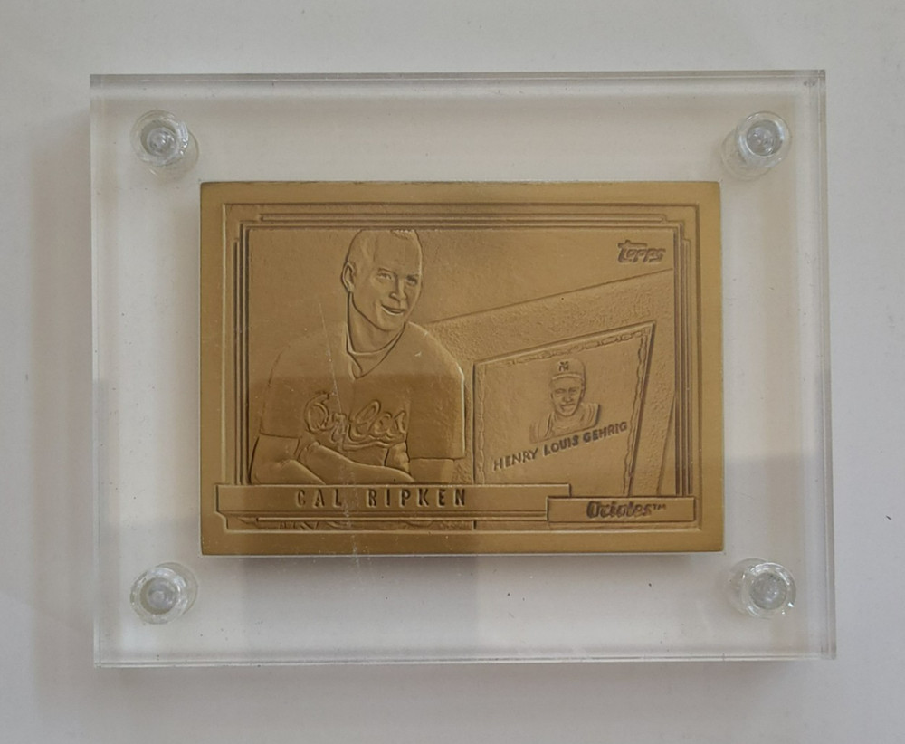 1992 Highland Mint Mint Cal Ripken Jr. 1992 Topps Bronze Card SN /5000