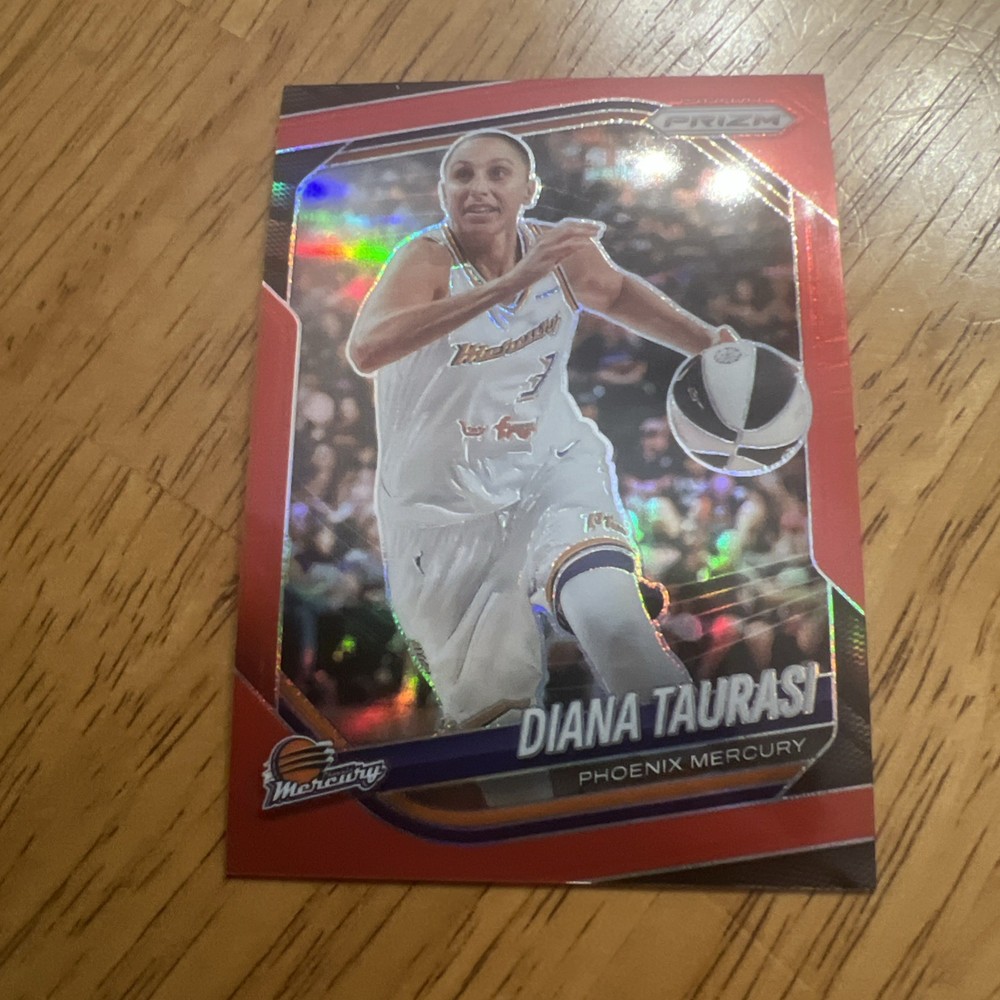 2025 Panini Prizm WNBA Basketball Diana Taurasi Red Pandora 166/199 #7