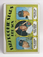 1972 Topps – Carlton Fisk Rookie , Cecil Cooper, Mike Garman #79 (RC)