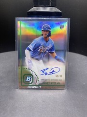 2022 Bowman Heritage Bobby Witt Jr. Rookie Refractor Auto /99 #CRA-BW Royals