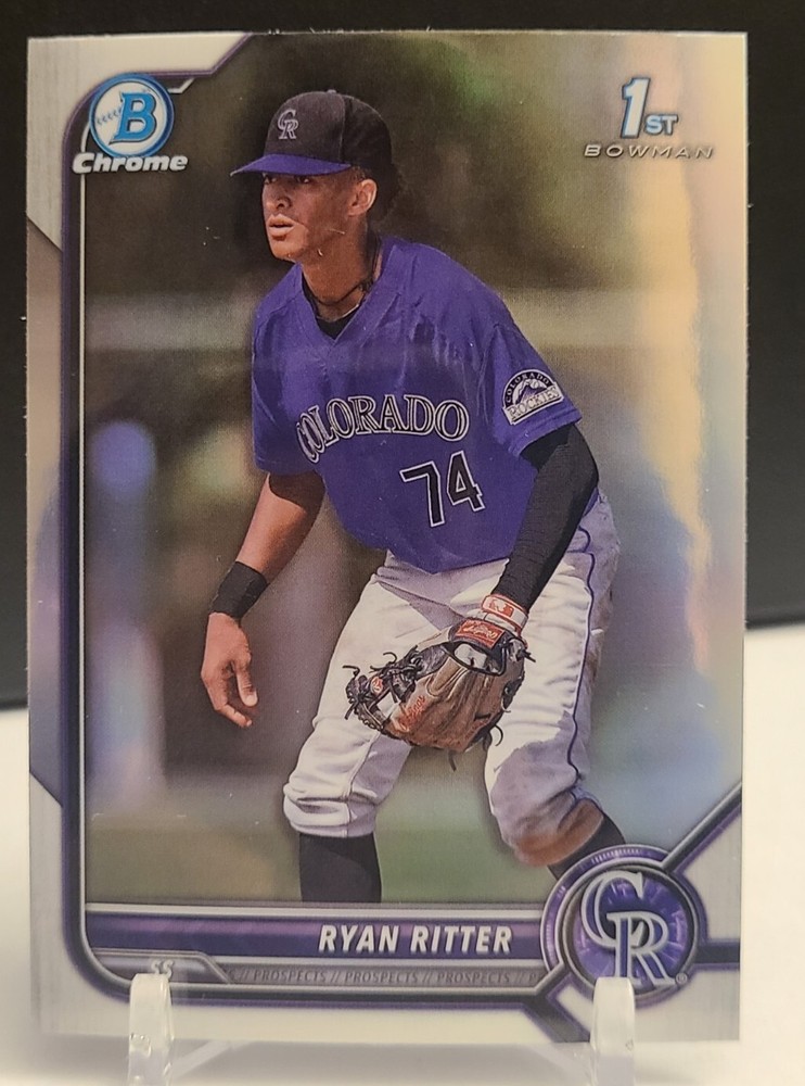 2022 Bowman Draft Chrome Ryan Ritter Refractor #BDC-136 1st Bowman RC