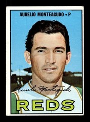 1967 Topps #453 Aurelio Monteagudo Reds VG-EX+ *3q