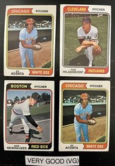 1974 Topps Baseball Cards 1-160 (P-NM) – You Pick – Complete Your Set