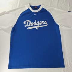 LA Dodgers Blue Nike Pullover Raglan w/Script Logo – Men&rsquo;s Size XL