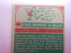 1973-74 Topps Basketball Earl Monroe #142 New York Knicks