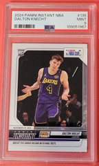 Dalton Knecht AUTOGRAPH Rookie CARD #141/149 2#d RC Luka Doncic A Reaves #1/235