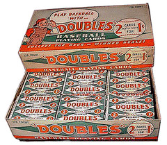 1952 MICKEY MANTLE ROOKIE CARD CHASE BOX-21 pack -Auto-2 cards 1950/60&rsquo;s
