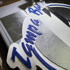 Rare Tampa Bay Lightning Custom Bespoke Handmade Shorts Big Logo AOP Mens Large