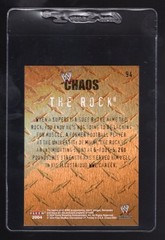 2004 Fleer WWE Chaos Pumping Iron #94 – The Rock – Dwayne Johnson