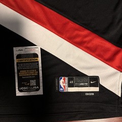 Yang Hansen Signed Autographed Portland Trail Blazers Jersey JSA COA