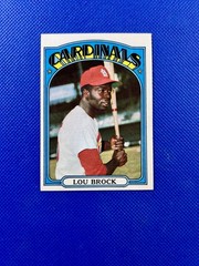 1972 Topps #200 Lou Brock St. Louis Cardinals high-end NM HOF B72#200A1