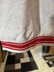 Vtg Fruit of the Loom Ohio State Buckeyes Varsity Jacket Mens Xl Gray Red Logo