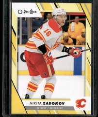 2023-24 O-Pee-Chee #216 Nikita Zadorov Yellow Border