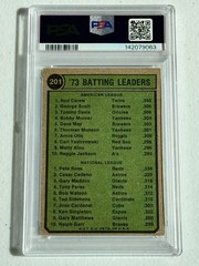 1974 Topps PETE ROSE and ROD CAREW #201! Two of the greatest hitters ever! PSA 4