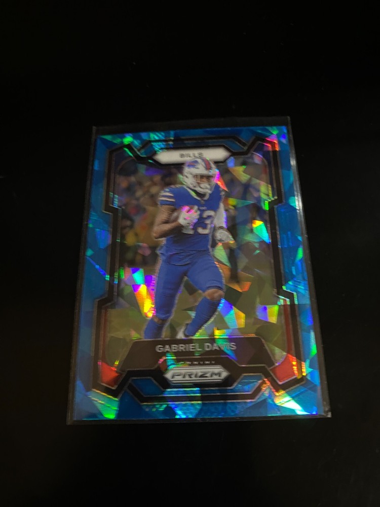 Gabriel Davis 2023 Panini Prizm Blue Ice Prizm /99 Bills 29 PWE