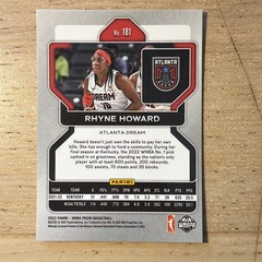 2022 Panini Prizm WNBA Rhyne Howard Rookie Card RC Atlanta Dream 🔥