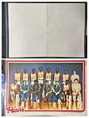 1980-81 Topps NBA Basketball 16 Team Mini-Poster Complete Set Bird Magic Dr J