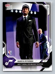 2026-27 Topps Now NBA Draft #DPET Darryn Peterson