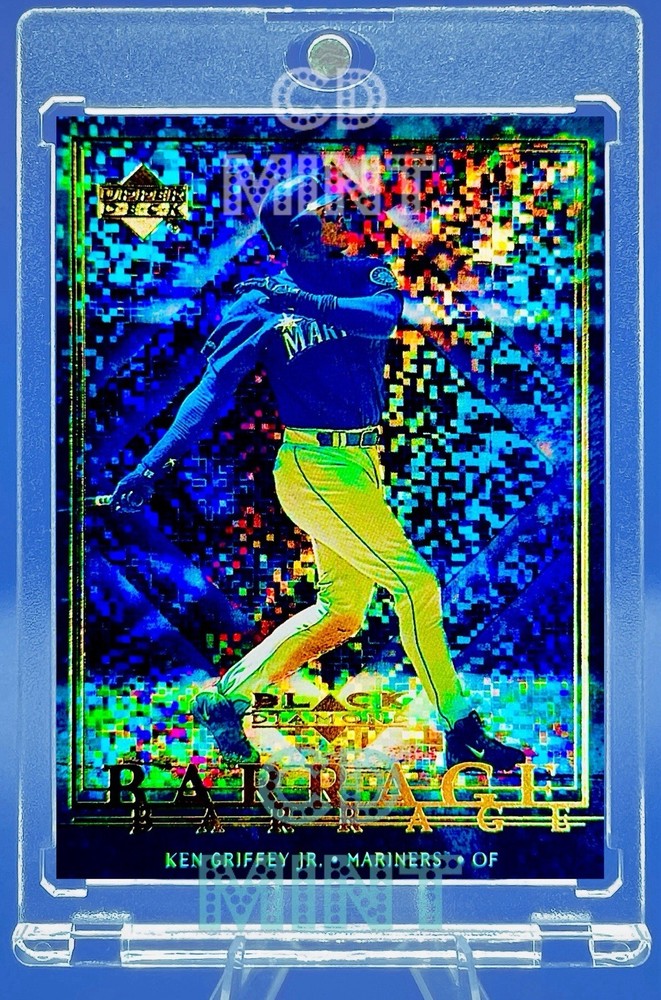 Ken Griffey Jr BLACK DIAMOND BARRAGE 99 UPPER DECK SEATTLE MARINERS MINT