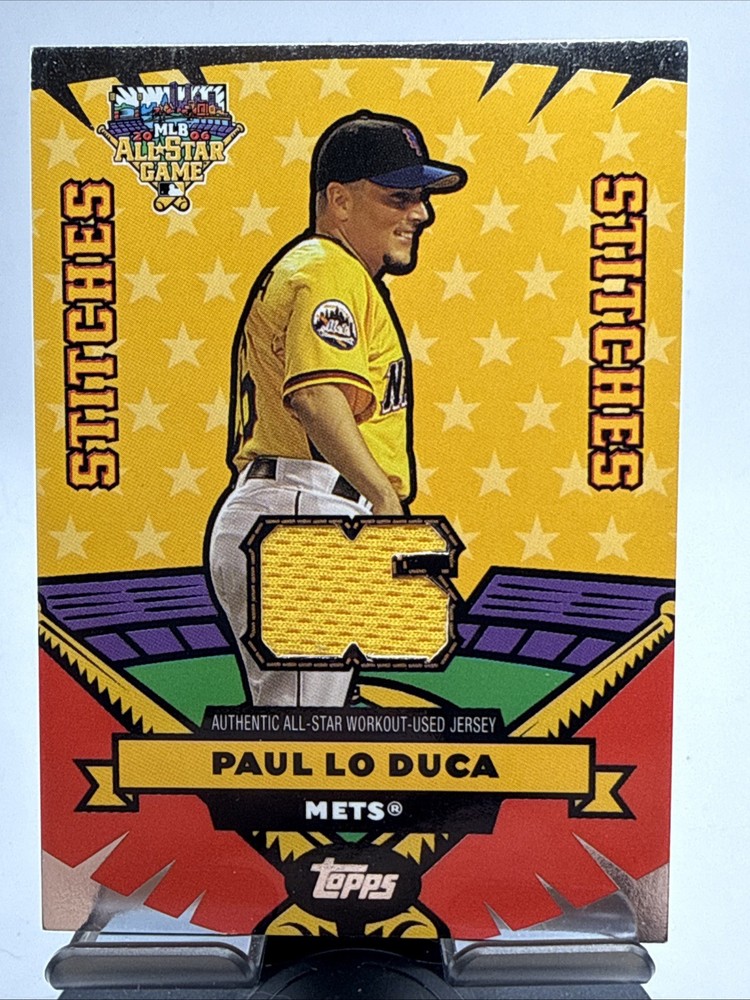 2006 Topps Update All-Star Stitches AS-PL, PAUL LO DUCA Jersey, New York Mets