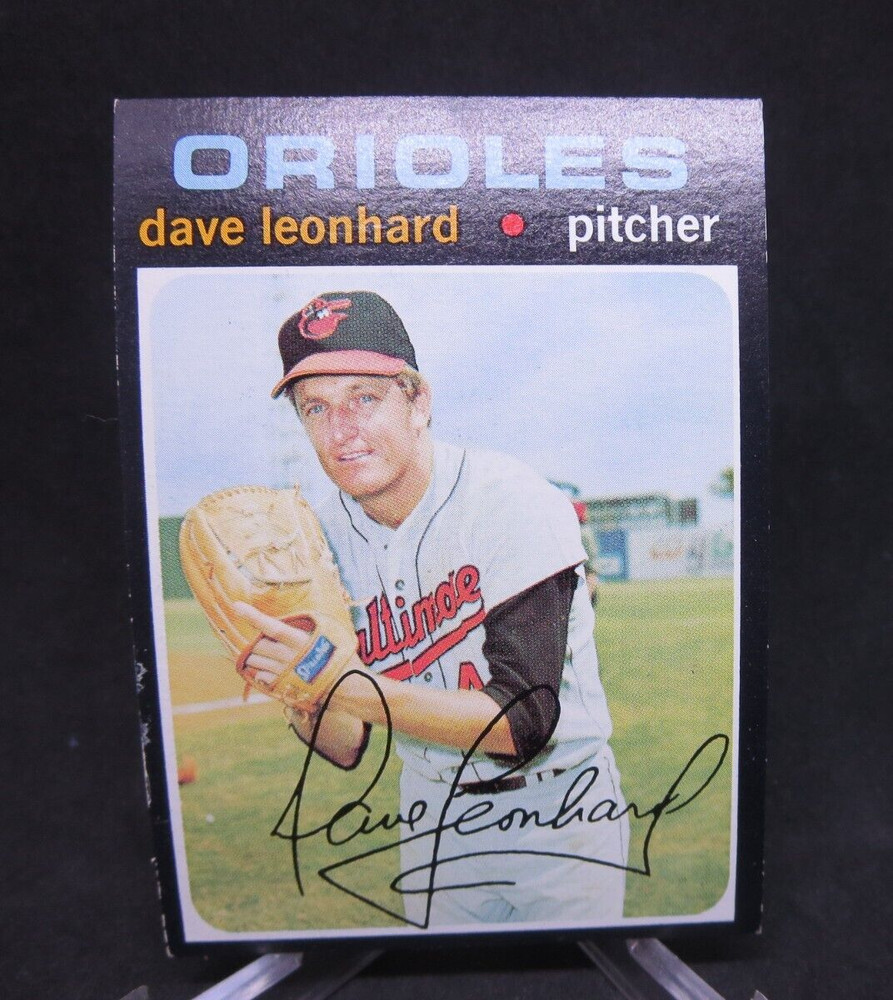 1971 Topps Set-Break #716 Dave Leonhard High Number Baltimore Orioles VG/EX