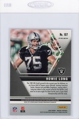 2020 MOSAIC PINK CAMO MOSAIC PRIZMS HOWIE LONG #107 RAIDERS HOF