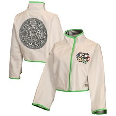 Women&rsquo;s Outerstuff White Mexico 1968 Summer Olympics Full-Zip Jacket