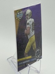 2023 Bowman University Chrome – Sam Hartman #165 Purple Refractor /399 (RC)