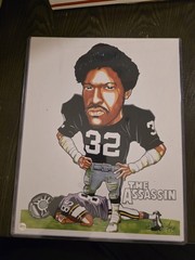 Jason McCorkle signed JACK TATUM Oakland Raiders ART Print, 2013
