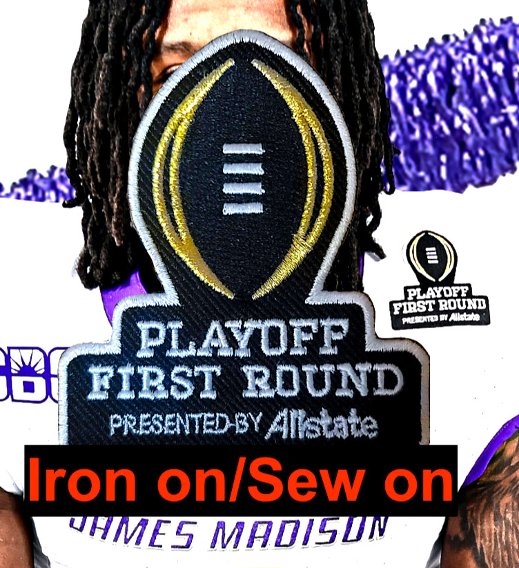First Round Playoff Patch NCAA College Football Playoff Patch James Madison CFP