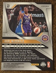 2024 Panini Prizm WNBA #62 Aari McDonald Blue Prizms #/199