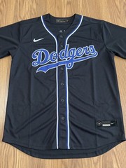 Yoshinobu Yamamoto #18 Dodgers Black Lights Out Adult Size XL