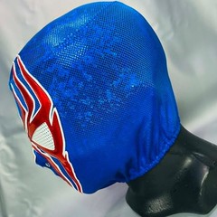 Toxic Spider Semi Professional Lucha Libre Wrestling Luchador Costume Mask Blue