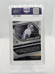 2025 Panini Prizm Black Michael Irvin Autograph #42 Dallas Cowboys PSA 10 Pop 1