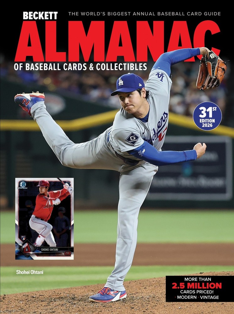 New 2026 Beckett BASEBALL ALMANAC of Baseball Cards #31 with Shohei Otani